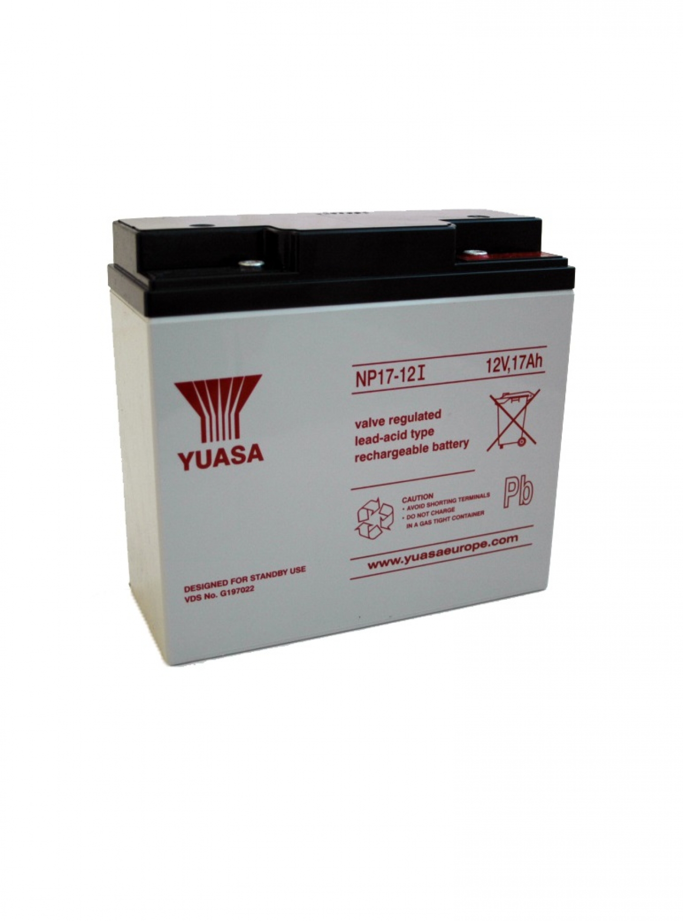 Baterías de Plomo - YUASA YUASA Batería Plomo NP17-12I Vds compatible Baterías de Plomo - YUASA YUASA Batería Plomo NP17-12I Vds compatible