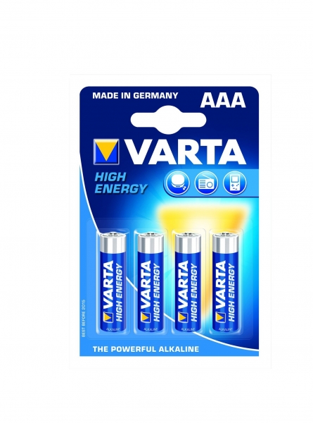 AAA - alcaline HIGH ENERGY VARTA