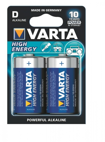 D - alcaline HIGH ENERGY VARTA