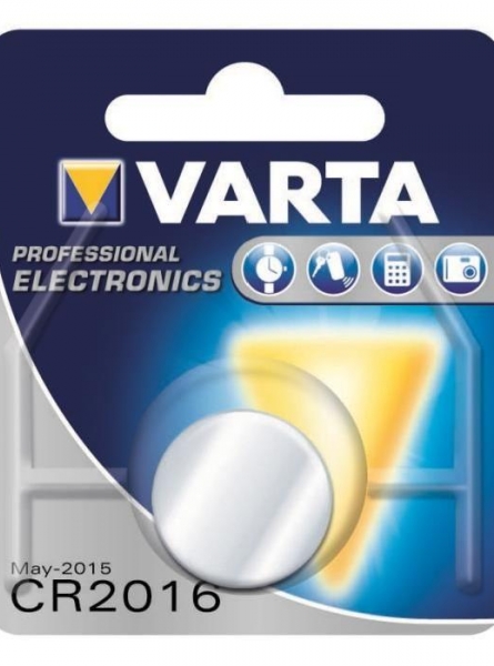 Pile bouton lithium Varta CR2016