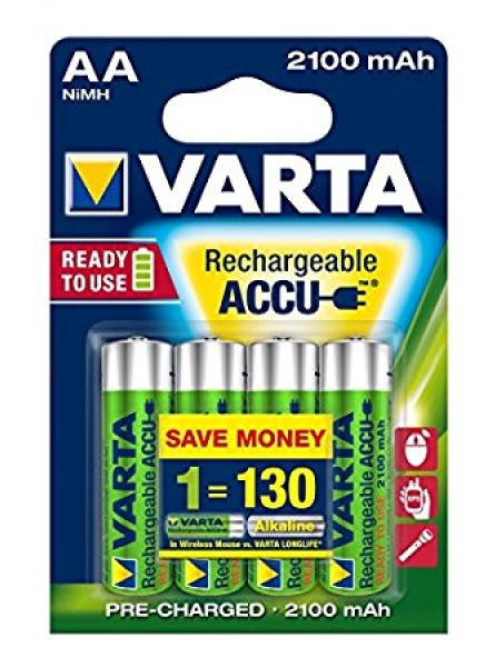 Accu aa 2100 mah Rechargeable varta