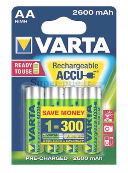 Accu aa HR06 2600 mah varta