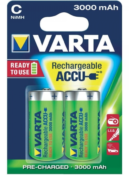 Accu C 3000 mah rechargeable varta